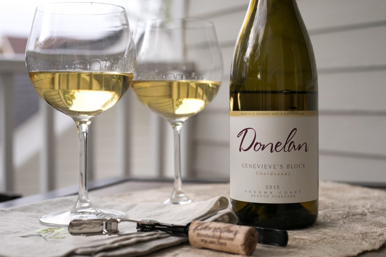 Genevieve’s Block Chardonnay, Sonoma 2015 Vintage Donelan Wines